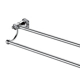 Lillian Double Towel Rail, Chrome fienza