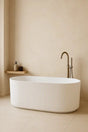 Oval Fluted Freestanding Bath 1500X750X580MM Poseidonbk