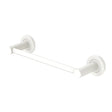 Kaya Single Towel Rail, 300mm, Matte White fienza