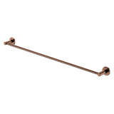 Kaya Single Towel Rail, 900mm, Brushed Copper fienza