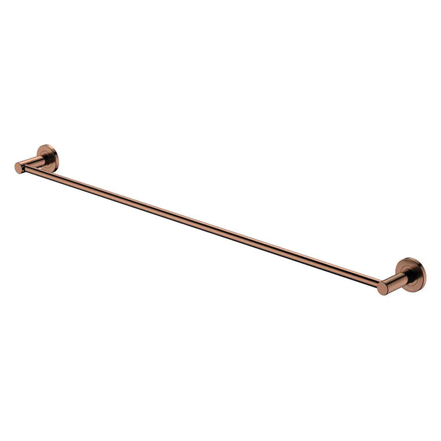 Kaya Single Towel Rail, 900mm, Brushed Copper fienza