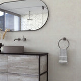 Kaya Hand Towel Ring, Gun Metal fienza