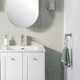 Kaya Hand Towel Ring, Chrome fienza