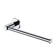 Kaya Hand Towel Rail / Toilet Roll Holder, Chrome fienza