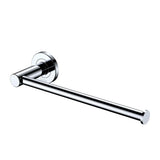 Kaya Hand Towel Rail / Toilet Roll Holder, Chrome fienza