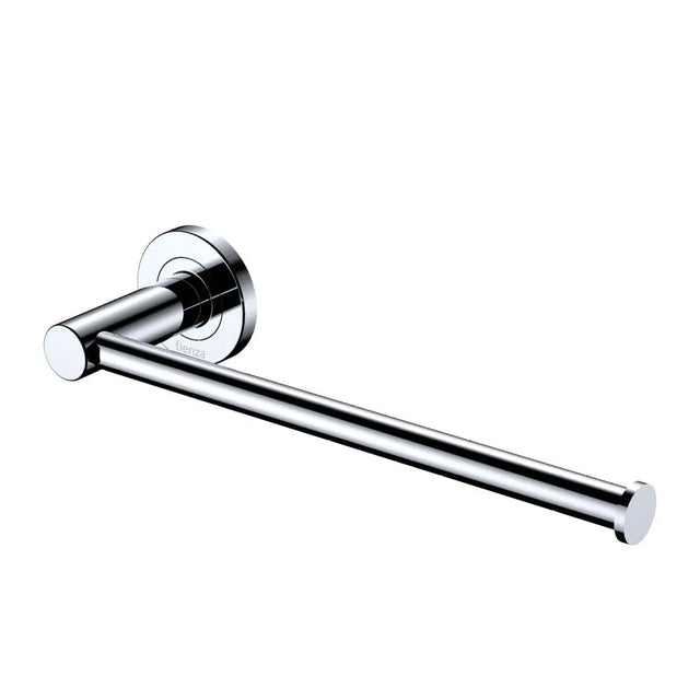 Kaya Hand Towel Rail / Toilet Roll Holder, Chrome fienza