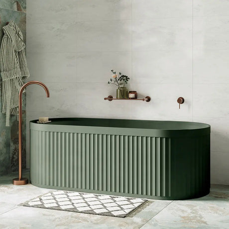 Kaya Shower Shelf, Brushed Copper fienza