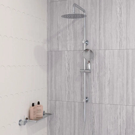 Kaya Shower Shelf, Chrome fienza