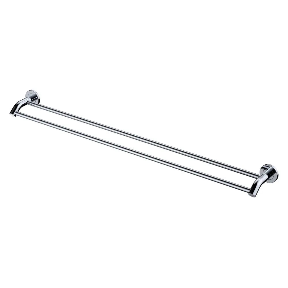 Kaya Double Towel Rail, 900mm, Chrome fienza
