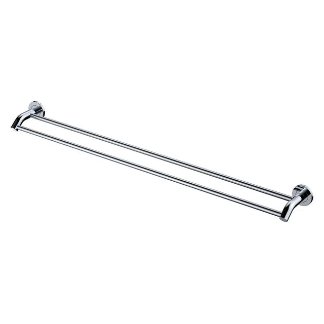 Kaya Double Towel Rail, 900mm, Chrome fienza