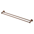 Kaya Double Towel Rail, 900mm, Brushed Copper fienza