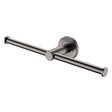 Kaya Double Toilet Roll Holder, Gun Metal fienza