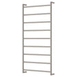 Kaya Heated Towel Rail, 600 x 1200mm, Brushed Nickel fienza