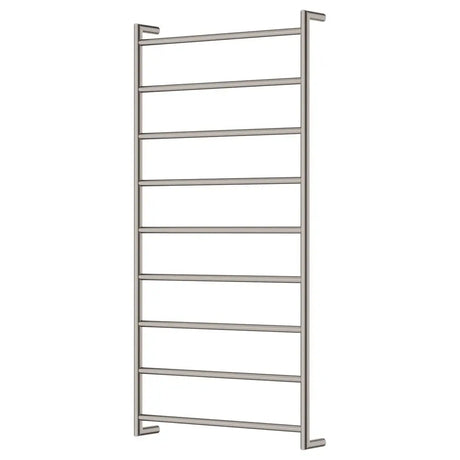 Kaya Heated Towel Rail, 600 x 1200mm, Brushed Nickel fienza