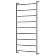 Kaya Heated Towel Rail, 600 x 1200mm, Gun Metal fienza