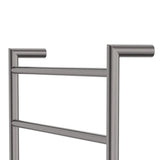 Kaya Heated Towel Rail, 600 x 1200mm, Gun Metal fienza