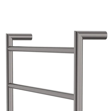 Kaya Heated Towel Rail, 600 x 1200mm, Gun Metal fienza
