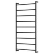 Kaya Heated Towel Rail, 600 x 1200mm, Matte Black fienza
