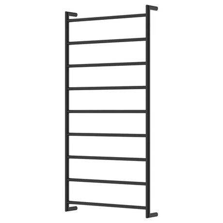 Kaya Heated Towel Rail, 600 x 1200mm, Matte Black fienza