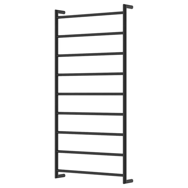 Kaya Heated Towel Rail, 600 x 1200mm, Matte Black fienza