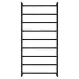 Kaya Heated Towel Rail, 600 x 1200mm, Matte Black fienza