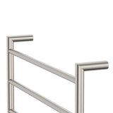 Kaya Heated Towel Rail, 600 x 450mm, Brushed Nickel fienza