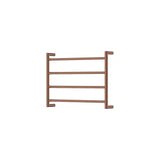 Kaya Heated Towel Rail, 600 x 450mm, Brushed Copper fienza