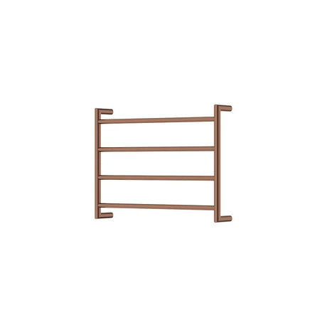 Kaya Heated Towel Rail, 600 x 450mm, Brushed Copper fienza