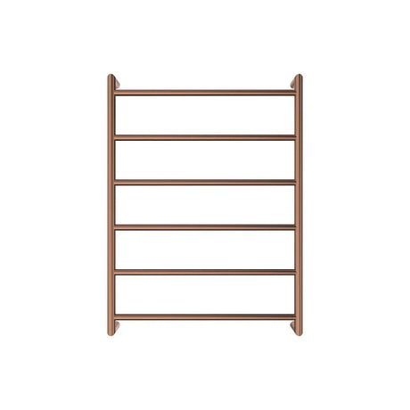 Kaya Heated Towel Rail, 600 x 800mm, Brushed Copper fienza