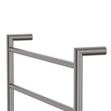 Kaya Heated Towel Rail, 600 x 800mm, Gun Metal fienza