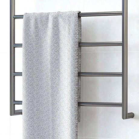 Kaya Heated Towel Rail, 600 x 800mm, Gun Metal fienza