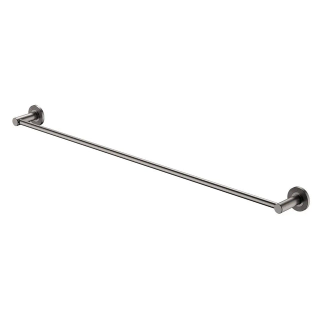 Axle 900mm Single Towel Rail, Gun Metal fienza