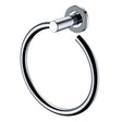 Axle Hand Towel Ring, Chrome fienza
