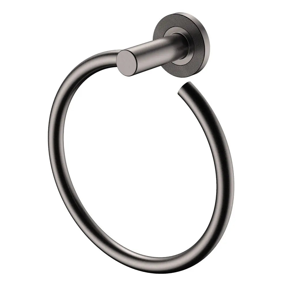 Axle Hand Towel Ring, Gun Metal fienza