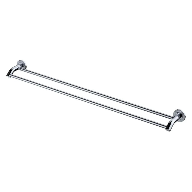 Axle 900mm Double Towel Rail, Chrome fienza