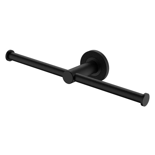 Axle Double Roll Holder, Matte Black fienza