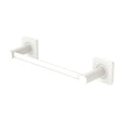 Sansa Single Towel Rail, 300mm, Matte White fienza