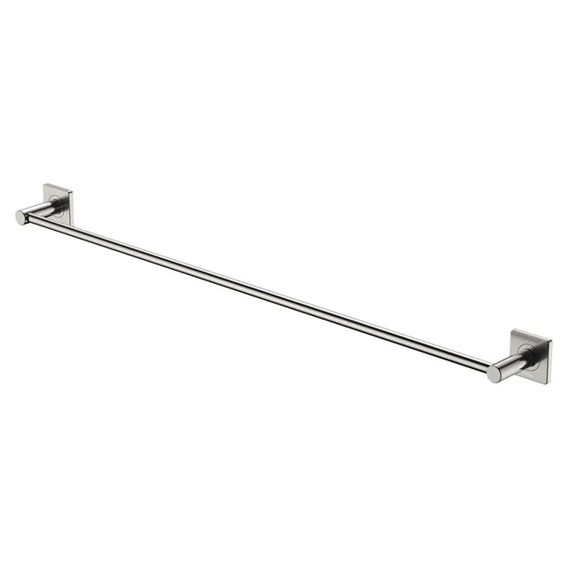 Sansa Single Towel Rail, 900mm, Brushed Nickel fienza