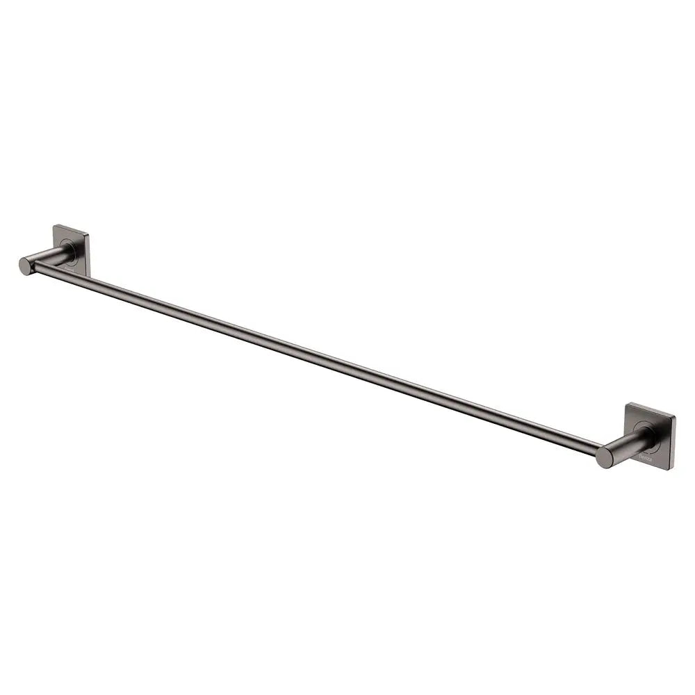 Sansa Single Towel Rail, 900mm, Gun Metal fienza