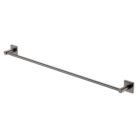 Sansa Single Towel Rail, 900mm, Gun Metal fienza