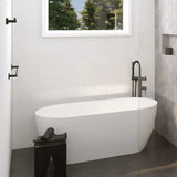 Sansa Single Towel Rail, 900mm, Matte Black fienza