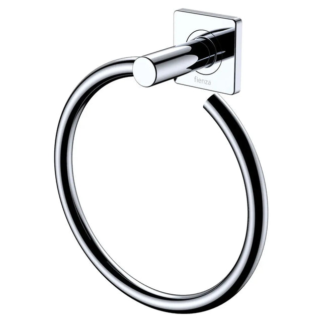 Sansa Hand Towel Ring, Chrome fienza