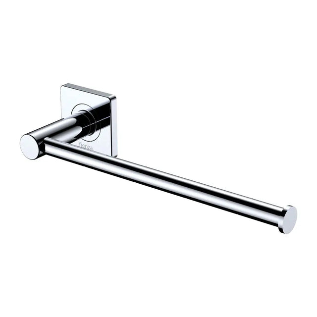 Sansa Hand Towel Rail / Toilet Roll Holder, Chrome fienza
