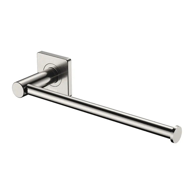 Sansa Hand Towel Rail / Toilet Roll Holder, Brushed Nickel fienza