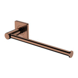 Sansa Hand Towel Rail / Toilet Roll Holder, Brushed Copper fienza