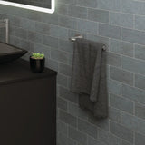 Sansa Hand Towel Rail / Toilet Roll Holder, Gun Metal fienza