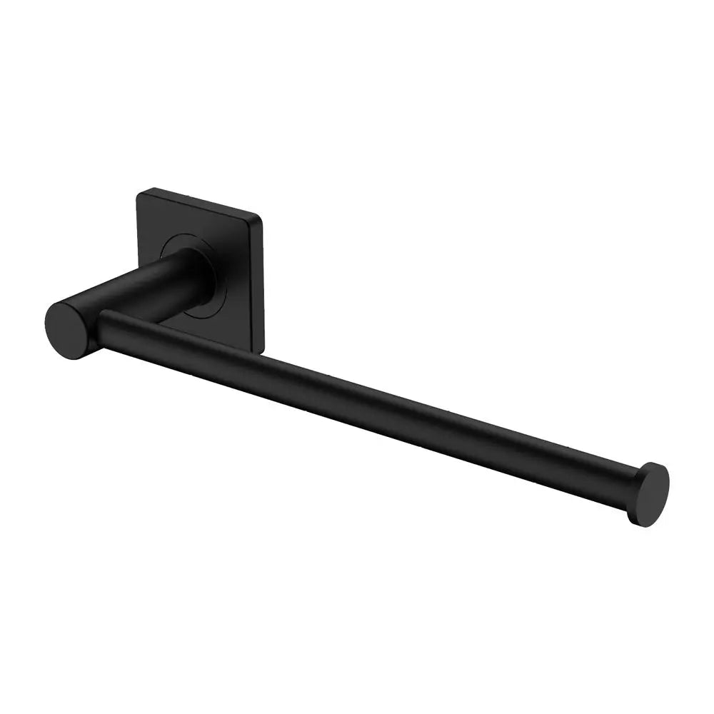 Sansa Hand Towel Rail / Toilet Roll Holder, Matte Black fienza