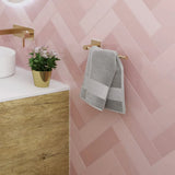 Sansa Hand Towel Rail / Toilet Roll Holder, Urban Brass fienza