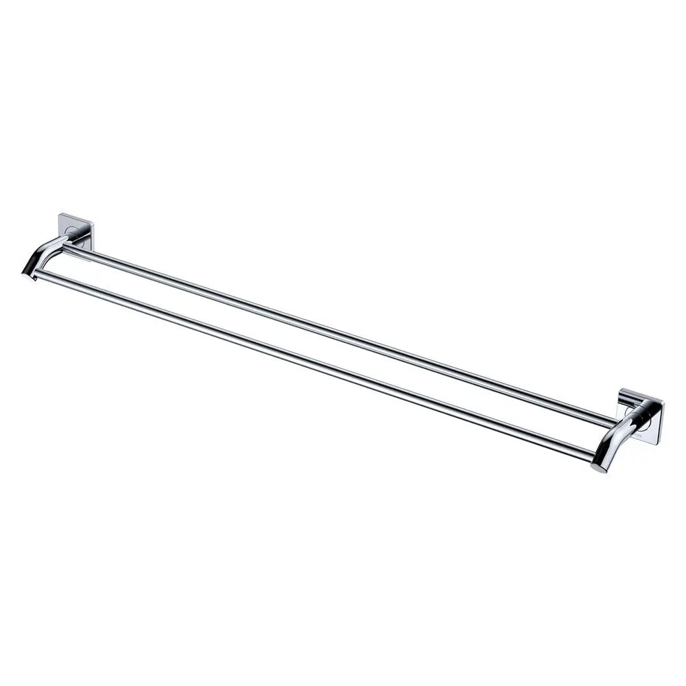 Sansa Double Towel Rail, 900mm, Chrome fienza