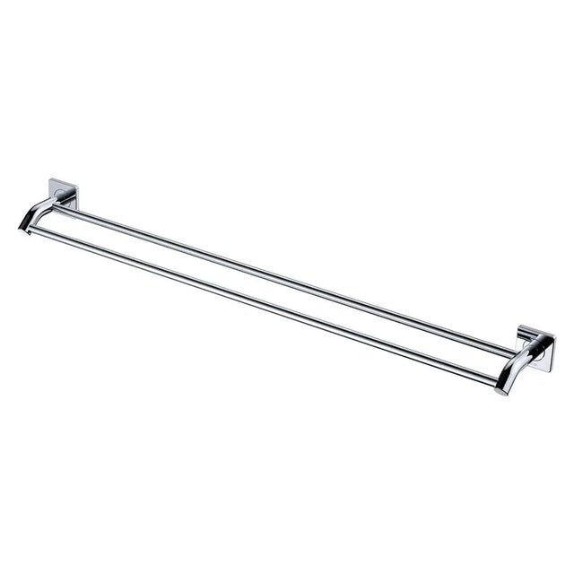 Sansa Double Towel Rail, 900mm, Chrome fienza